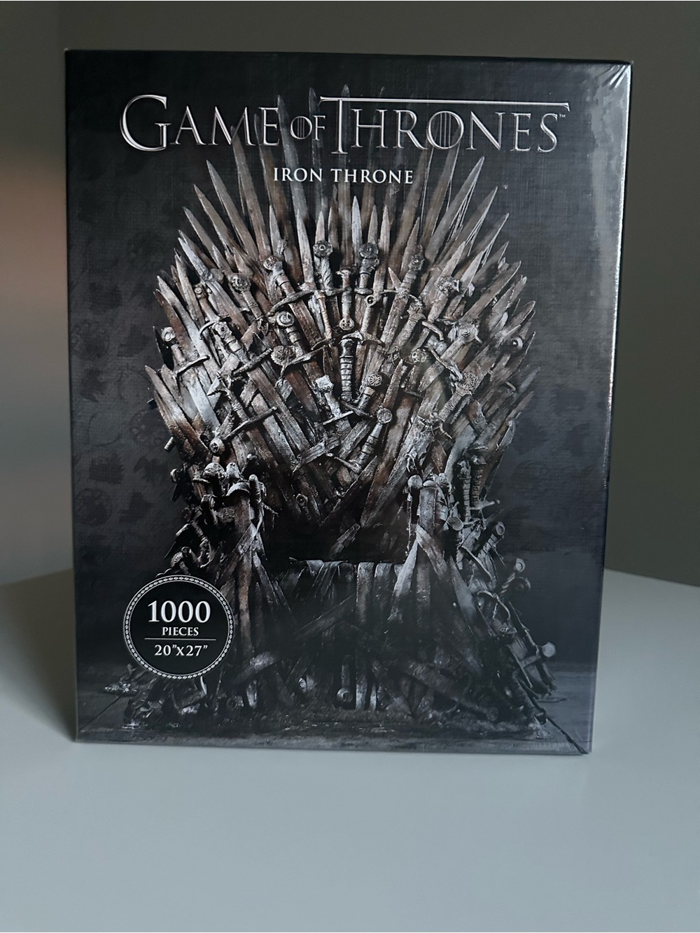Game of Thrones Iron Throne 1000 Piece Deluxe Puzzle 20x27 SEALED New